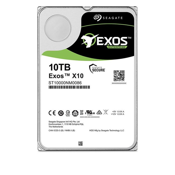 Seagate ST10000NM0086 Exos Internal Hard Drive - 10TB