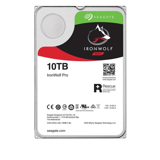 Seagate IronWolf Pro NAS ST10000NE0008 Internal Hard Drive - 10TB