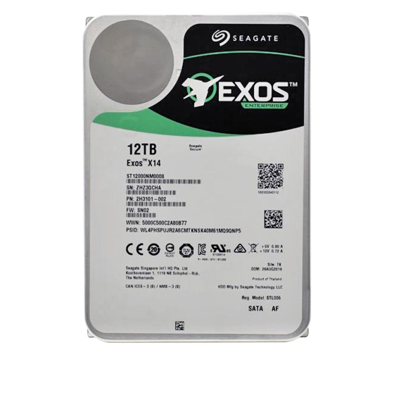 Seagate Exos X14 ST12000NM0008 Internal Hard Drive - 12TB