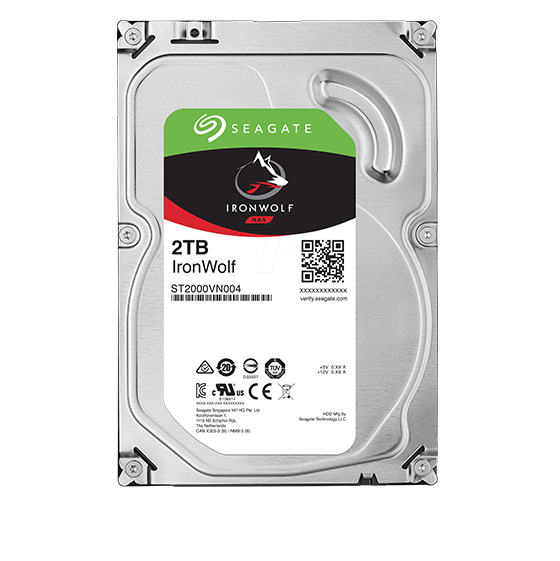 Seagate IronWolf NAS ST2000VN004 Internal Hard Drive - 2TB