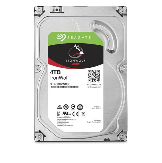 Seagate IronWolf NAS ST4000VN008 Internal Hard Drive - 4TB