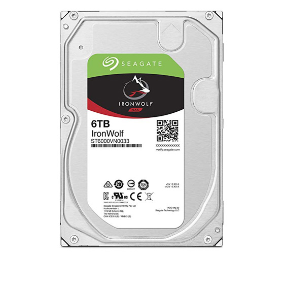 Seagate IronWolf NAS ST6000VN0033 Internal Hard Drive - 6TB