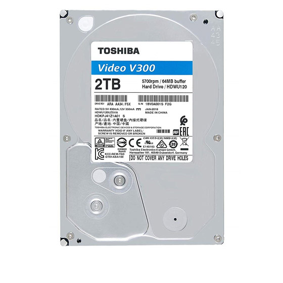 TOSHIBA V300 Internal Hard Drive - 2TB