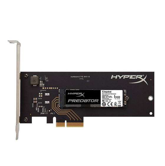 KingSton HyperX Predator PCIe Gen2 x 4 Internal SSD Drive - 240GB