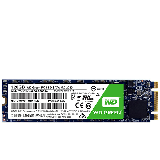 Western Digital GREEN WDS120G1G0B M.2 SSD Drive - 120GB