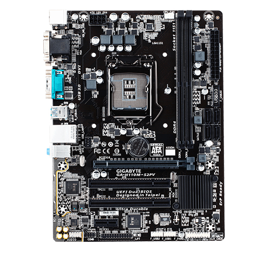 GIGABYTE H110M-S2PV D4 Motherboard