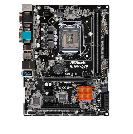 ASROCK H110M-DVP Motherboard