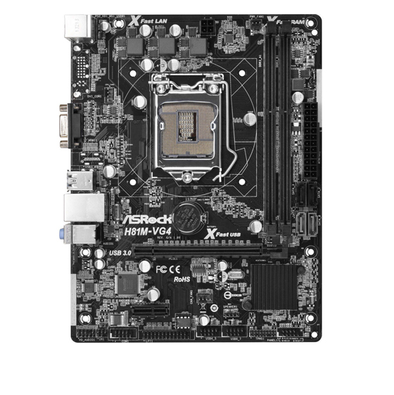 ASROCK H81M-VG4 Motherboard