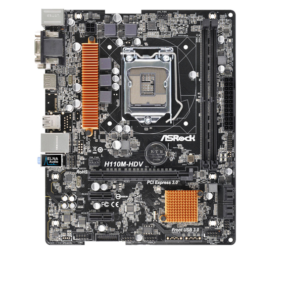 ASROCK H110M-HDV Motherboard