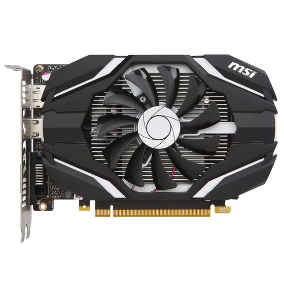 MSI GTX 1050 TI OC Graphics Card - 4GB