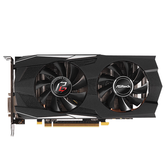 ASROCK Phantom Gaming D Radeon RX580 4G OC Graphics Card - 4GB