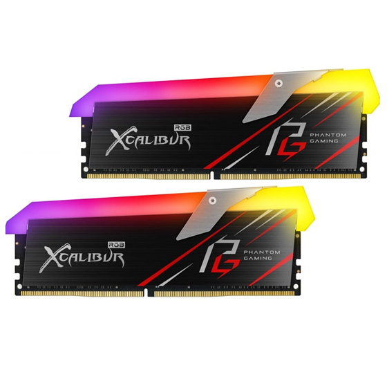 Team Group XCALIBUR Phantom Gaming RGB DDR4 3600MHz CL18 Dual Channel Desktop RAM - 16GB