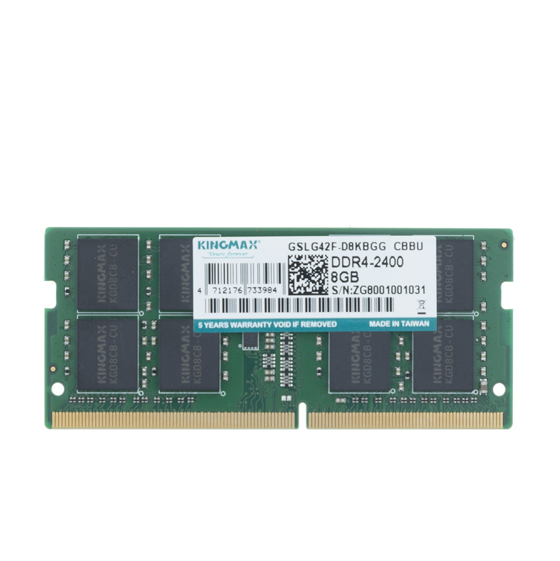 Kingmax DDR4 2400MHz CL17 Single Channel Laptop RAM - 8GB