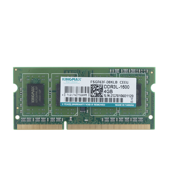 Kingmax DDR3L 1600MHz CL11 Single Channel Laptop RAM - 4GB