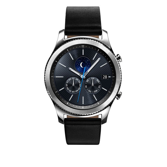 Samsung Gear S3 Classic R770 Black Leather Smart Watch