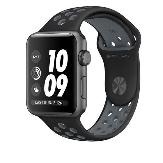 Apple Watch 2 Nike Plus Space Gray with Black-Gray Band Smart Watch