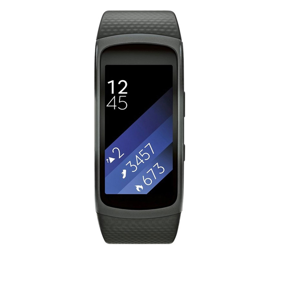 Samsung Gear Fit2 With Small Gray Buckle Smart Band