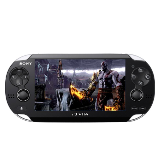 Sony Vita Wifi PlayStation Portable With God of War Game