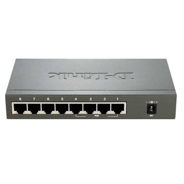 D-Link DES-1008PA 8-PORT DESKTOP SWITCH with 4 PoE Ports