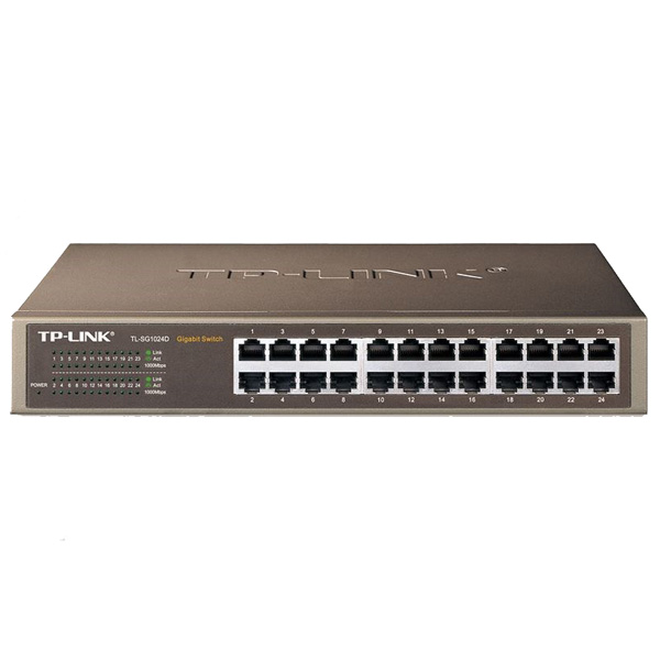 TP-LINK TL-SG1024D 24-Port Gigabit Desktop/Rackmount Switch