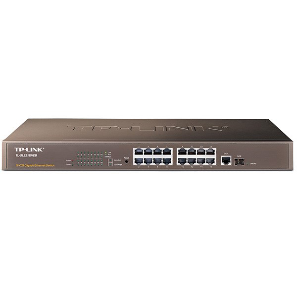 TP-LINK TL-SL2218WEB 16-Port Gigabit Web Smart Switch