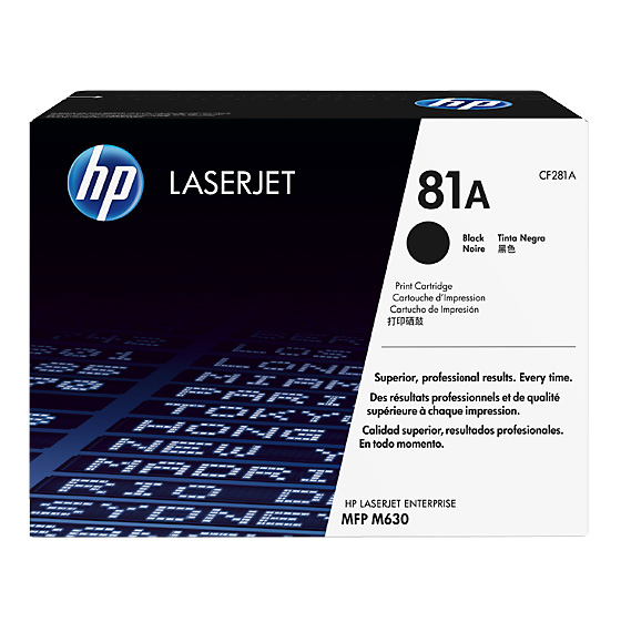 HP 81A Black LaserJet Toner