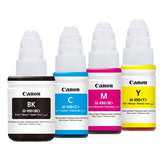 Canon GI-490 Package Ink For G1400 G2400 G3400