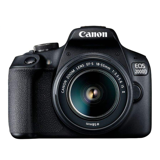 Canon EOS 2000D Digital Camera With 18-55mm IS II Lens