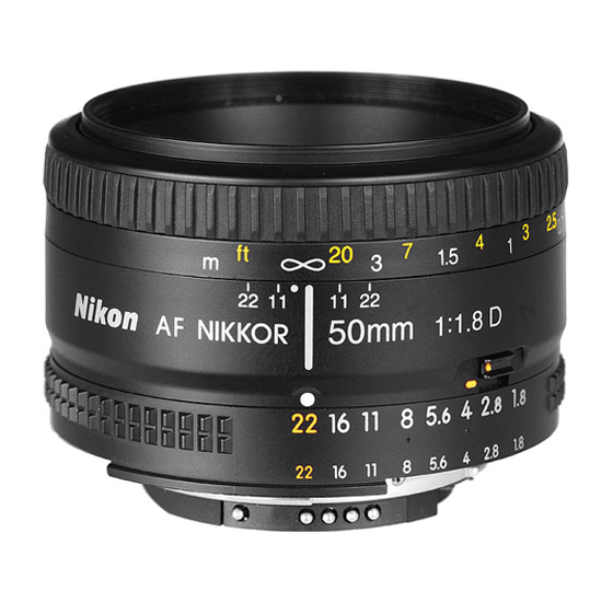 Nikon AF NIKKOR 50mm f/1.8D Lens