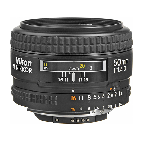 Nikon AF NIKKOR 50mm f/1.4D Lens