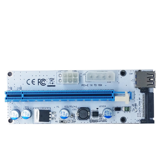 MIT Ver008C PCIE 1x to 16x Riser Card &amp; USB 3.0 Adapter Extender