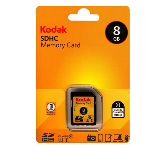 Kodak UHS-I U1 Class 10 30MBps SDHC - 8GB