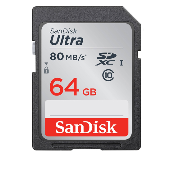 SanDisk Ultra UHS-I U1 Class 10 80MBps SDXC - 64GB