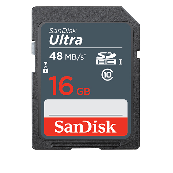 SanDisk Ultra UHS-I U1 Class 10 48MBps SDHC - 16GB