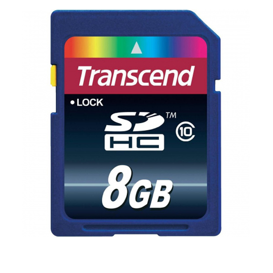 Transcend Premium UHS-I Class 10 30MBps 200X SDHC - 8GB