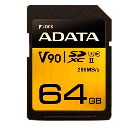 Adata Premier ONE V90 UHS-II U3 Class 10 290MBps SDXC - 64GB