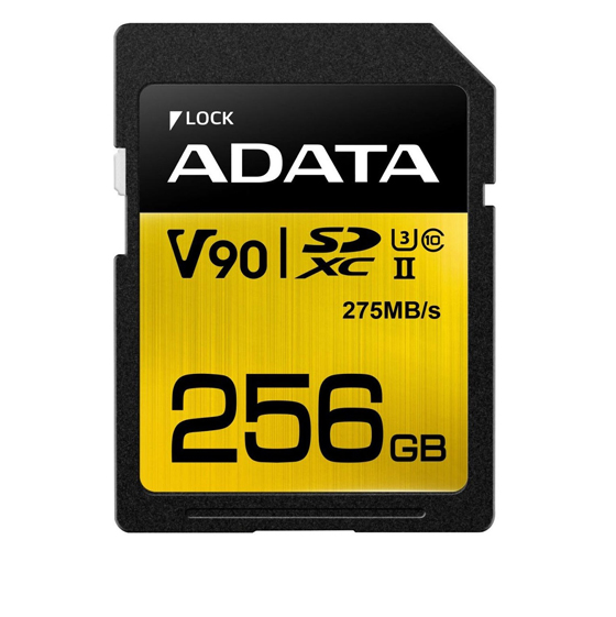 Adata Premier ONE V90 UHS-II U3 Class 10 275MBps SDXC - 256GB