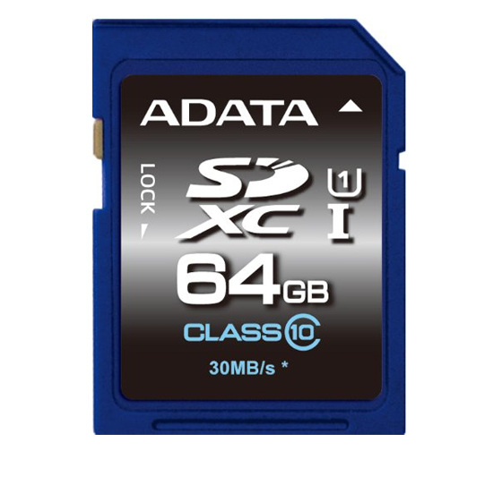 Adata Premier UHS-I U1 Class 10 30MBps SDXC - 64GB