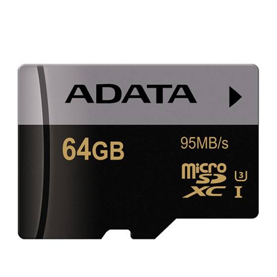 ADATA Premier Pro UHS-I U3 Class 10 95MBps microSDXC - 64GB