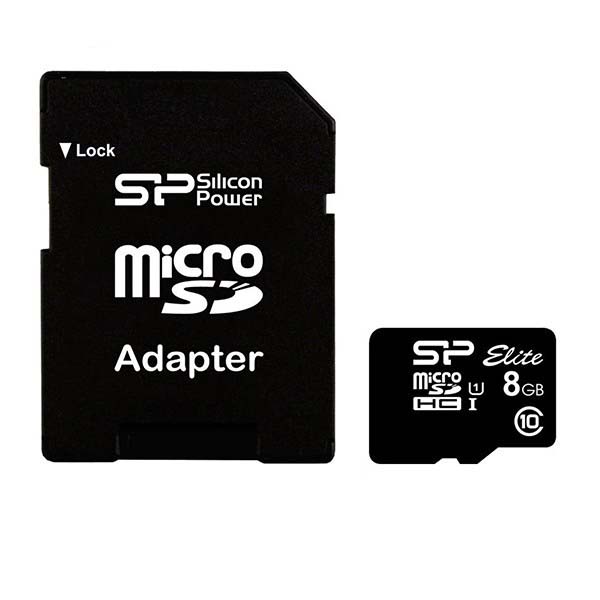 Silicon Power MicroSD Card 8GB U1