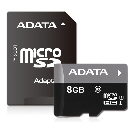 Adata Premier UHS-I U1 Class 10 50MBps microSDHC With Adapter - 8GB