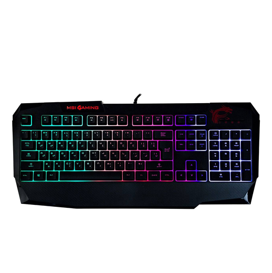 MSI Interceptor DS4200 Gaming Keyboard with Persian Letters