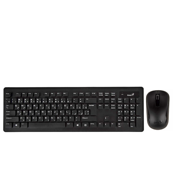 Genius SlimStar 8005 Wireless Keyboard and Mouse with Persian Letters