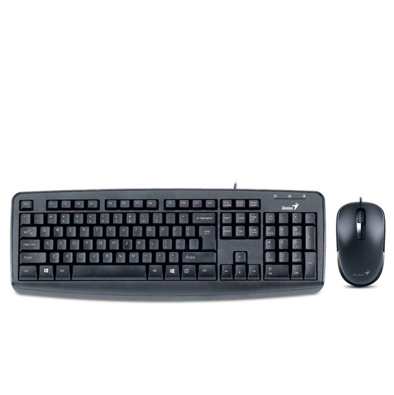 Genius KM-130 USB Keyboard and Mouse With Persian Letters