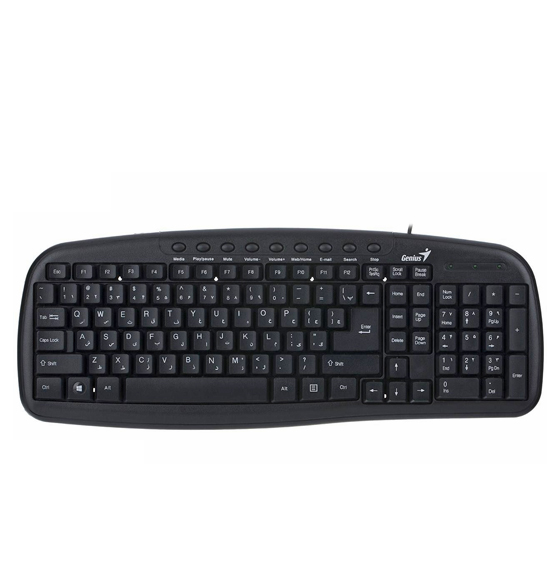 Genius KB-M225C Keyboard with Persian Letters