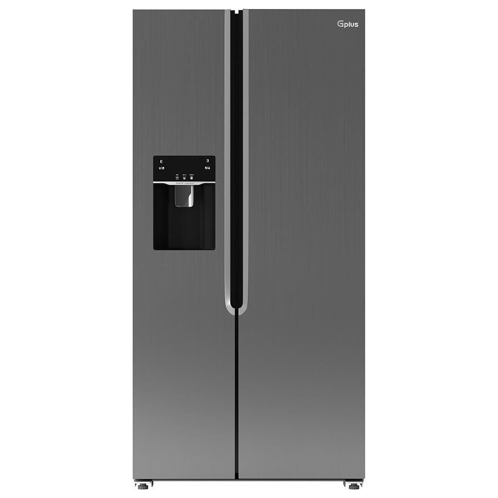 G Plus GSS-M7620W Side By Side Refrigerator