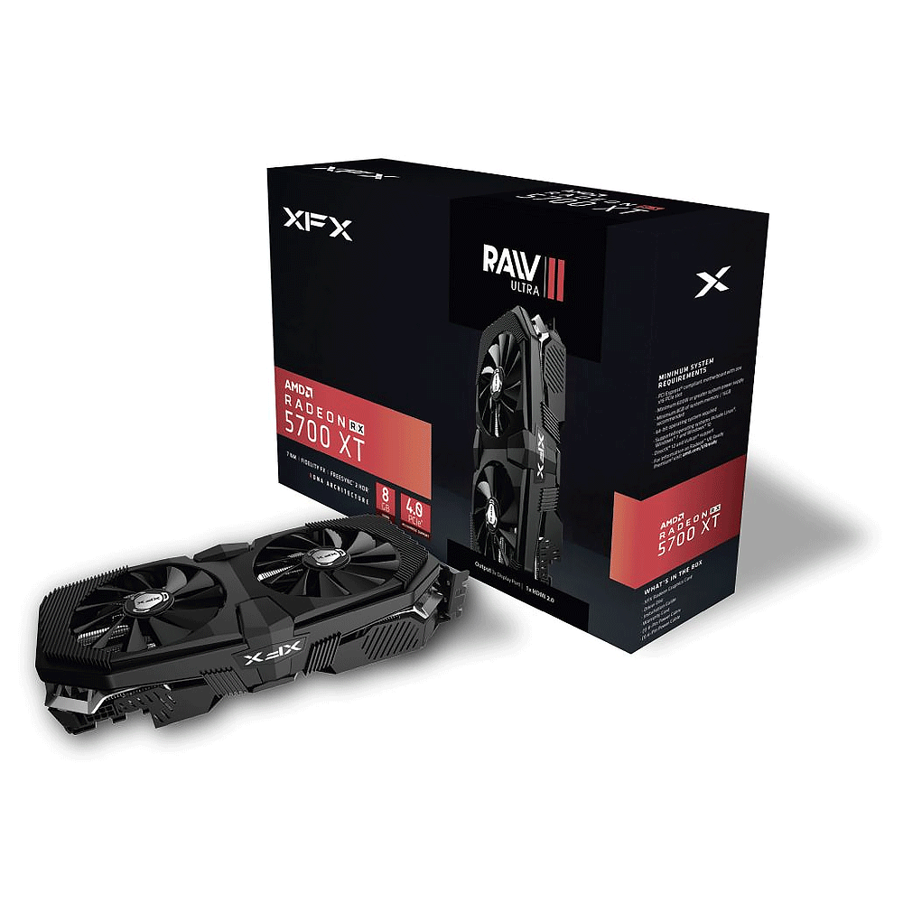 XFX AMD Radeon RX 5700 XT 8GB GDDR6 RAW II Ultra Graphics Card