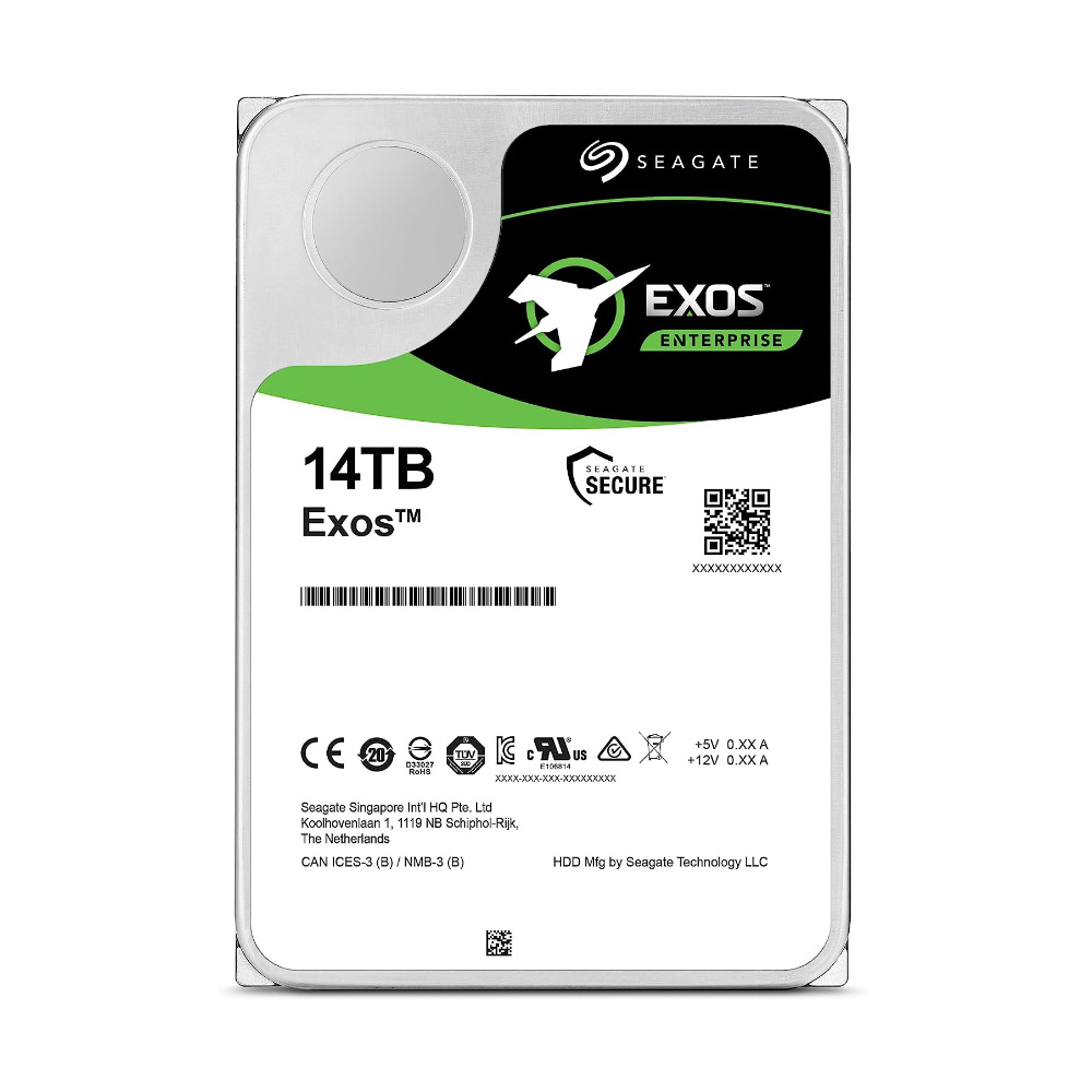 Seagate Exos 256MB 7200rpm Internal Hard Drive - 14TB USED