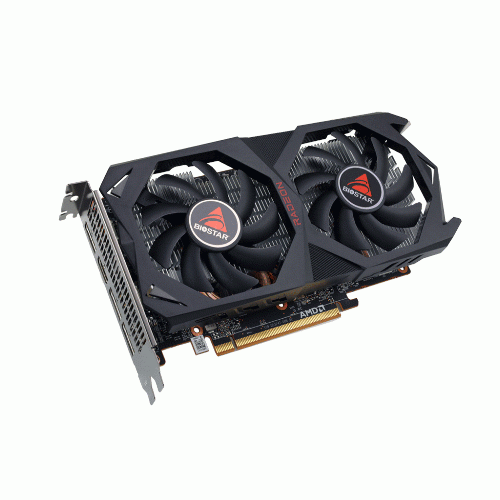 کارت گرافیک بایوستار مدل AMD Radeon RX6600XTحافظه 8 گیگابایت Biostar AMD Radeon RX6600XT 8GB Graphics Card