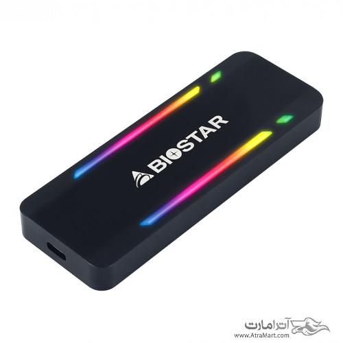 حافظه SSD اکسترنال بایوستار مدل P500 ظرفیت 512 گیگابایت Biostar P500  External SSD Drive - 512GB